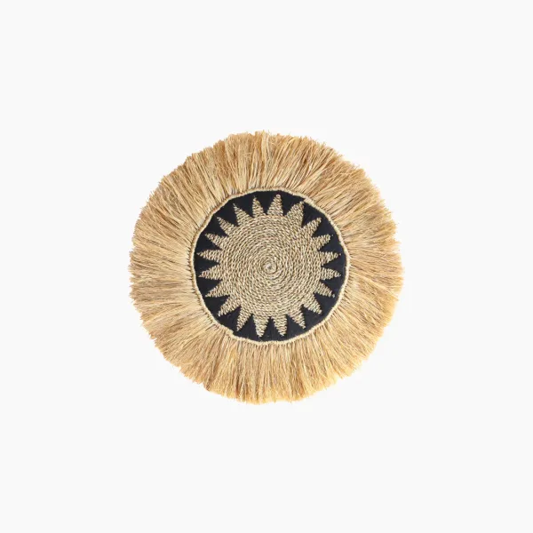 Minimalist Round Straw Carpet for Living Room